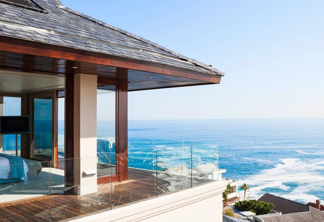 Ellerman House offers unobstructed views of the ocean from most guest rooms.