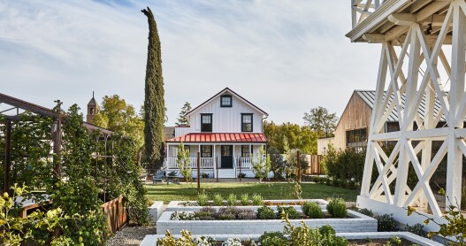 The Inn at Mattei's Tavern is located on the grounds of a former coach stop.